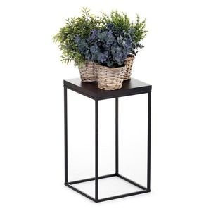 Květinový stojan CHARR I 40 cm černý vyobraziť