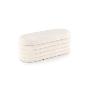 Lavice Bliss bouclé krémová vyobraziť