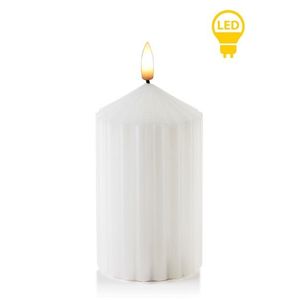 LED svíčka Idalia 7x16 cm bílá vyobraziť