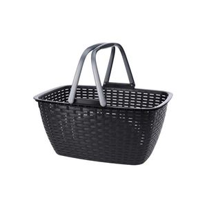 Nákupný košík so sklopnými úchytmi čierny vyobraziť