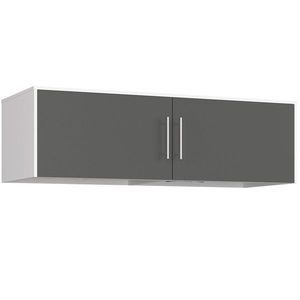 Nástavec na skříň CLP S150 šedý/bílý vyobraziť