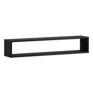 Nástěnná police Finees 80 cm černá vyobraziť