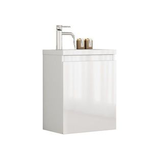 Nástenná skrinka s umývadlom Houseland Elara 40 cm biela vyobraziť