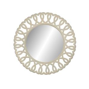 Nástěnné zrcadlo Rimini 91 cm z masivu krémové vyobraziť