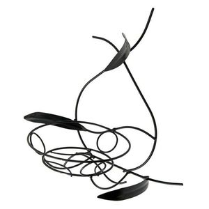 Nástenný kvetináč Stal čierny vyobraziť