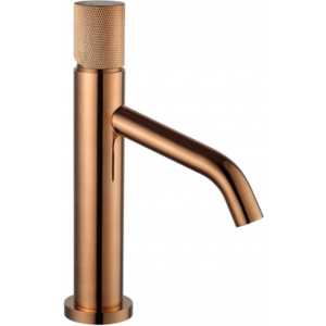 Nízka umývadlová batéria Mexen Rumba One ružovo zlatá vyobraziť