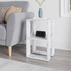 Nočný stolík Houseland Lonie mramor Carrara vyobraziť
