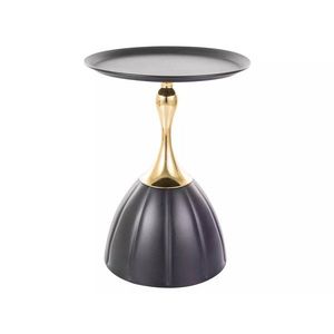 Odkládací stolek Piana 38 cm černý/zlatý vyobraziť