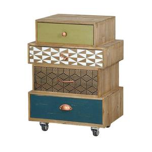 Odkládací stolek Portofino 50 cm z masivu vícebarevný vyobraziť