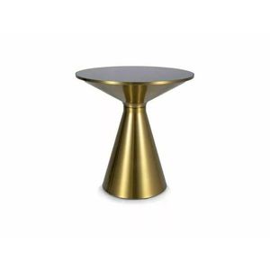 Odkládací stolek Seti 50 cm zlatý/černý vyobraziť