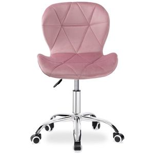 Otočná kancelářská židle Spiner Velvet růžová vyobraziť