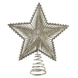 Ozdobná špička na stromek Shepherd 19x23 cm zlatá vyobraziť