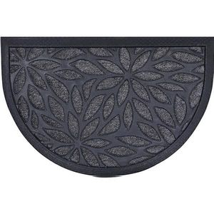 Polkruhová rohožka PLANTS 40x60 sivá vyobraziť