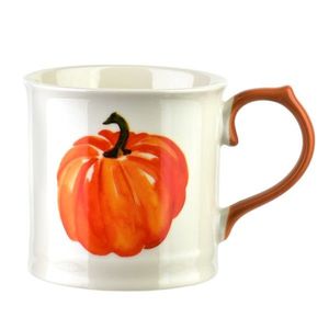 Porcelánový hrnek RADO 350 ml s dýní bílý vyobraziť