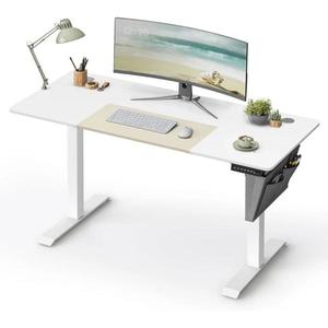 Psací stůl Paradis 140 cm výškově nastavitelný bílý vyobraziť