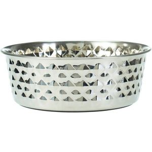 Psí miska DOGGY stříbrná vyobraziť
