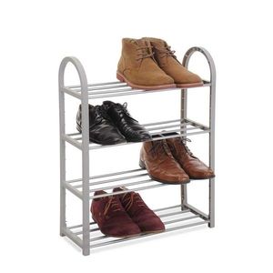 Regál na topánky Simplicity 4 police 65 cm sivý vyobraziť