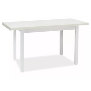 Rozkládací jídelní stůl Adam 120/160 cm bílý mat vyobraziť