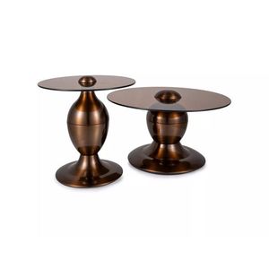 Sada 2 ks konferenčních stolků Cassie měděná vyobraziť
