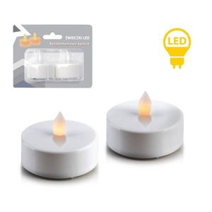 Sada 2 ks LED čajových svíček IDALIA bílá vyobraziť