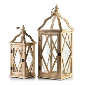 Sada 2 ks luceren LOKKE Wavy Line XL+L béžová vyobraziť