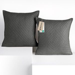Sada 2 ks povlaků na polštáře RESTILO šedá vyobraziť