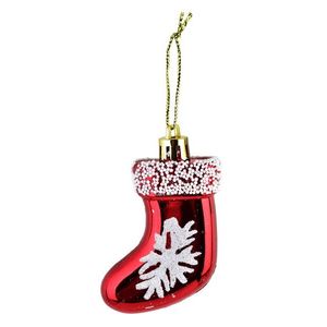 Sada 6 ks vánočních ozdob Adeline červená vyobraziť