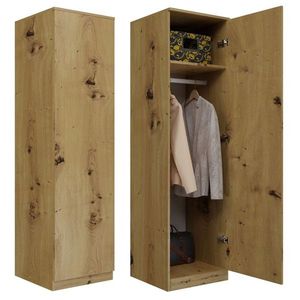 Šatníková skriňa Malva 50 cm dub artisan vyobraziť