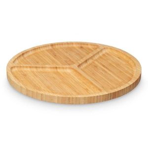 Servírovací talíř se 3 přihrádkami Kinvara 30 cm hnědý vyobraziť