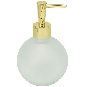 Skleněný dávkovač mýdla BELLY 400 ml bílý vyobraziť