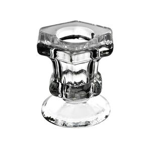 Skleněný svícen PATRICIA 5, 5 cm čirý vyobraziť