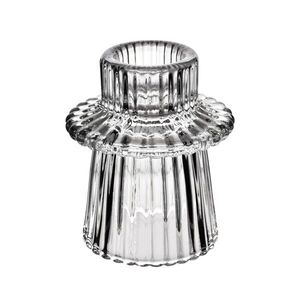 Skleněný svícen PATRICIA 6x7 cm čirý vyobraziť