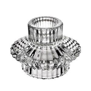 Skleněný svícen PATRICIA 8x6 cm čirý vyobraziť