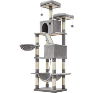 Škrabadlo pro kočky Awice 206 cm šedé vyobraziť
