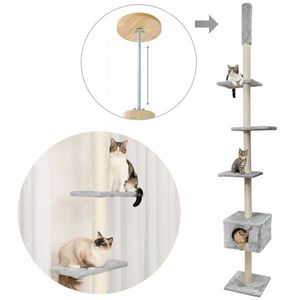 Škrabadlo pro kočky Lincoln šedé/bílé vyobraziť