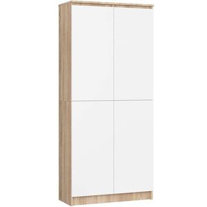 Skriňa Rexa III 80 cm dub sonoma/biela vyobraziť