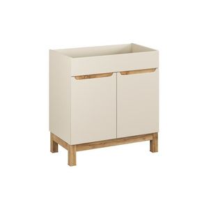 Skříňka pod umyvadlo Bali 2D 80 cm kašmír/dub wotan vyobraziť