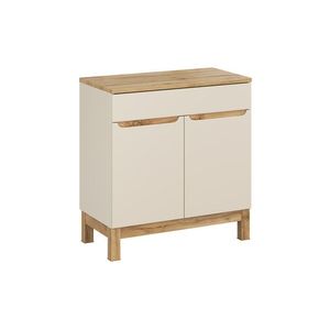Skříňka pod umyvadlo Bali Casad s deskou 80 cm kašmírová/dub wotan vyobraziť