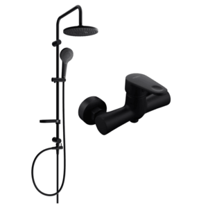 Sprchový set MEXEN ERIK - baterie Kama černý vyobraziť