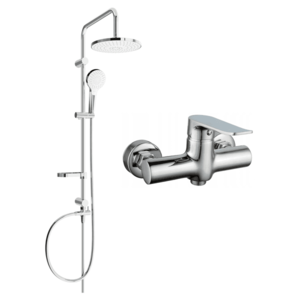 Sprchový set MEXEN ERIK - baterie Pecos chrom vyobraziť