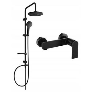 Sprchový set MEXEN ERIK - baterie Zero černý vyobraziť