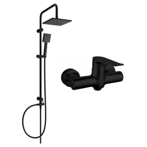 Sprchový set MEXEN Tord - sprchová baterie Pecos černý vyobraziť