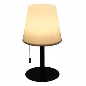 Stolní LED lampa Mikah teplá bílá/černá vyobraziť