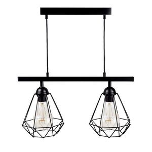 Stropné svietidlo Duo Diamante čierne vyobraziť