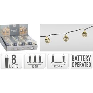 Světelný LED řetěz Kennedy 30 cm teplý bílý vyobraziť