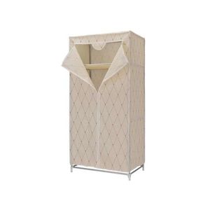 Textilná šatníková skriňa Gallo béžová vyobraziť