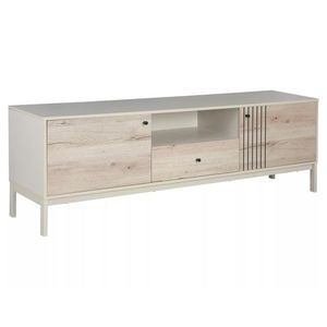 TV stolek Frost 180 cm krémový/alpský dub vyobraziť