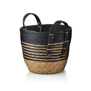 Úložný košík Bali L 28x23 cm hnědo-černý II vyobraziť