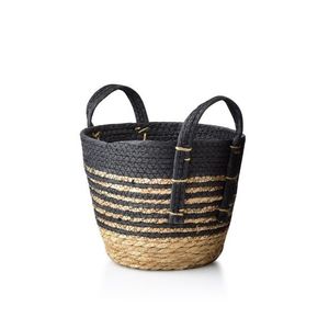 Úložný košík Bali M 23x20 cm černo-hnědý II vyobraziť