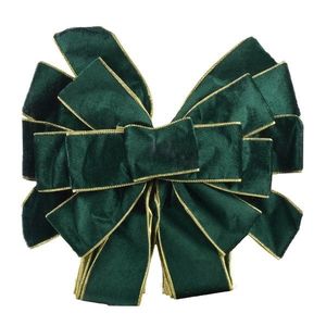 Vánoční dekorativní mašle Santa Lila 32x130 cm láhvově zelená vyobraziť